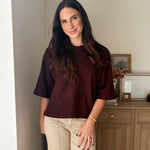 The Port Royale 3/4 Sleeve Knit Pullover Sweater - Love and Lee Apparel