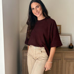The Port Royale 3/4 Sleeve Knit Pullover Sweater - Love and Lee Apparel