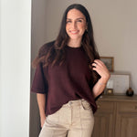 The Port Royale 3/4 Sleeve Knit Pullover Sweater - Love and Lee Apparel