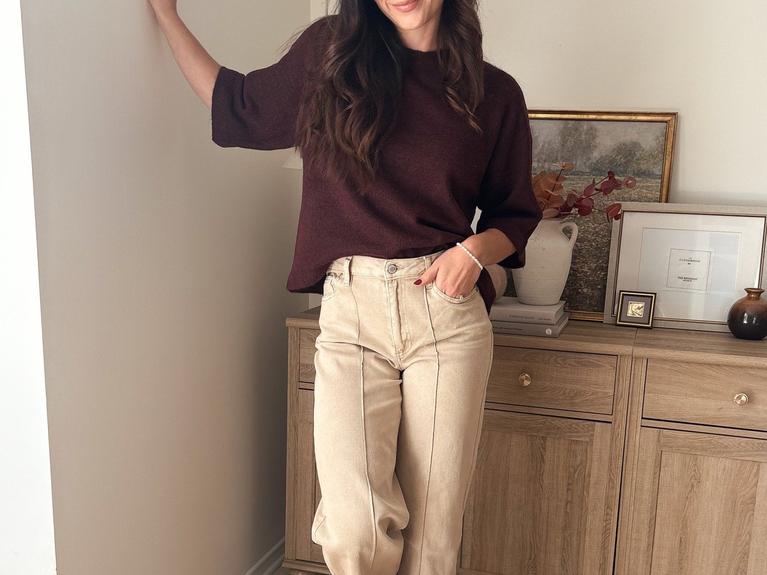 The Birchwood High Rise Wide Leg Pintuck Color Denim Pants - Love and Lee Apparel