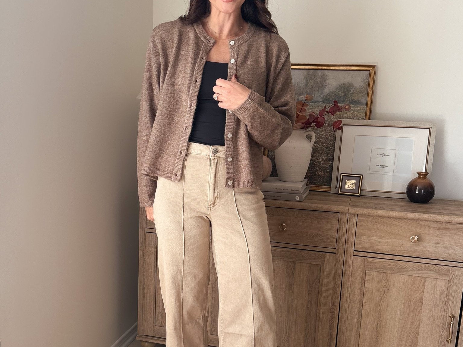 The Birchwood High Rise Wide Leg Pintuck Color Denim Pants - Love and Lee Apparel