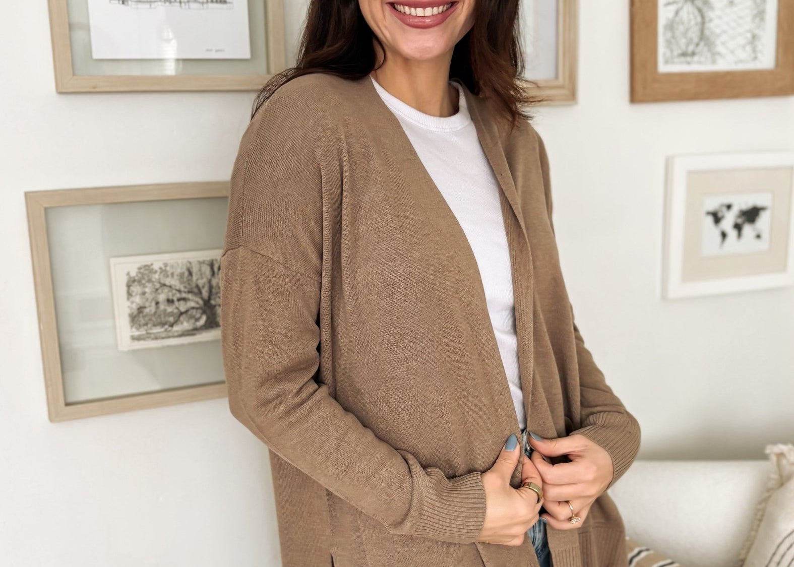 The Mika Open Front Knit Cardigan - Love and Lee Apparel