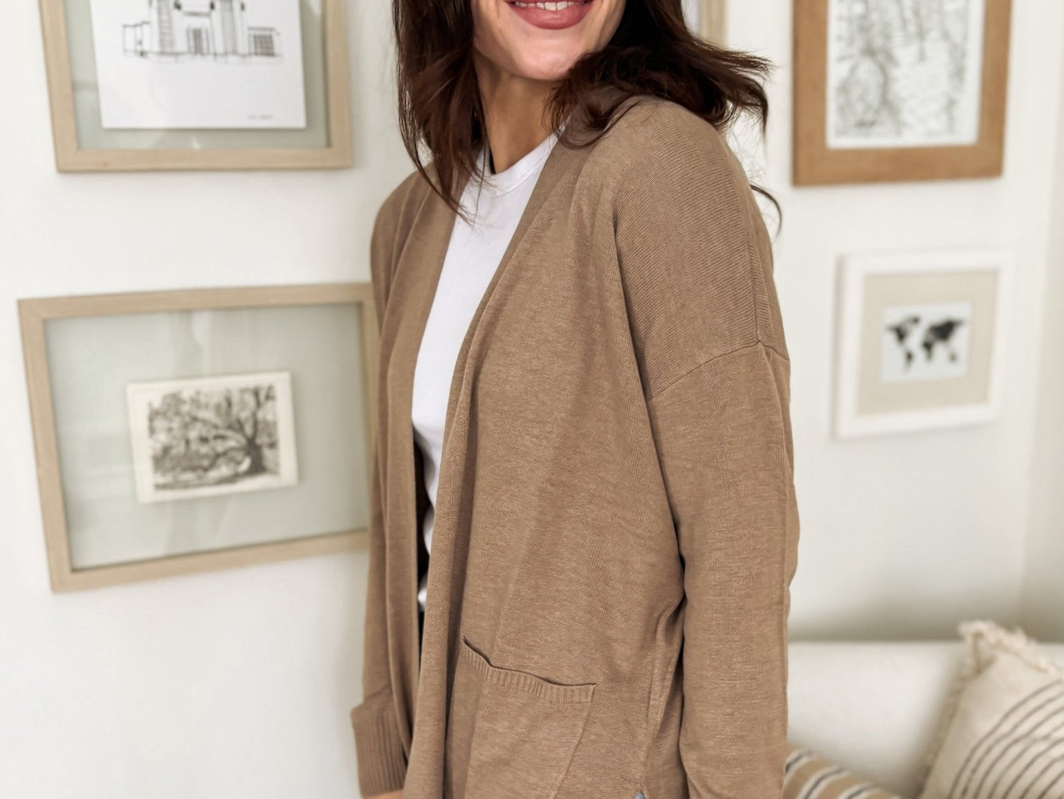 The Mika Open Front Knit Cardigan - Love and Lee Apparel