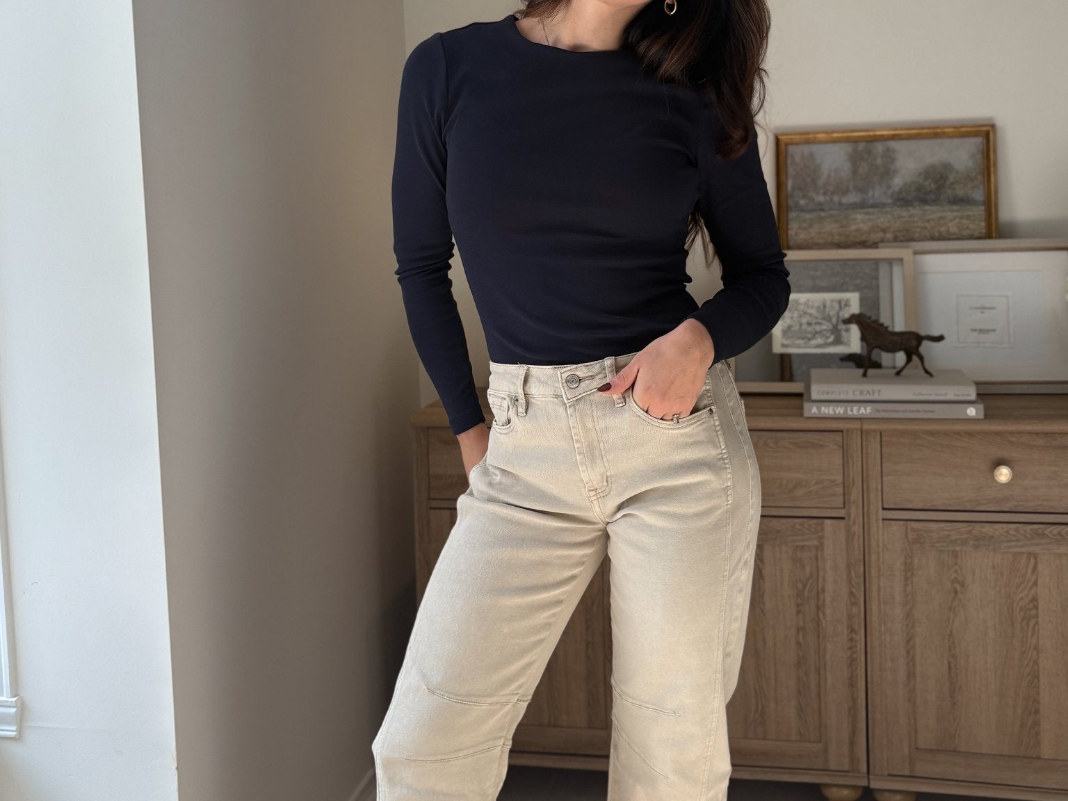 The 'Rory' Long Sleeve O-Neck Basic Tee - Love and Lee Apparel