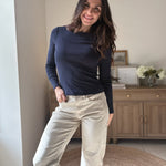 The 'Rory' Long Sleeve O-Neck Basic Tee - Love and Lee Apparel