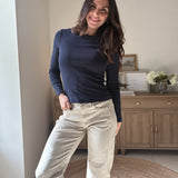 The 'Rory' Long Sleeve O-Neck Basic Tee - Love and Lee Apparel