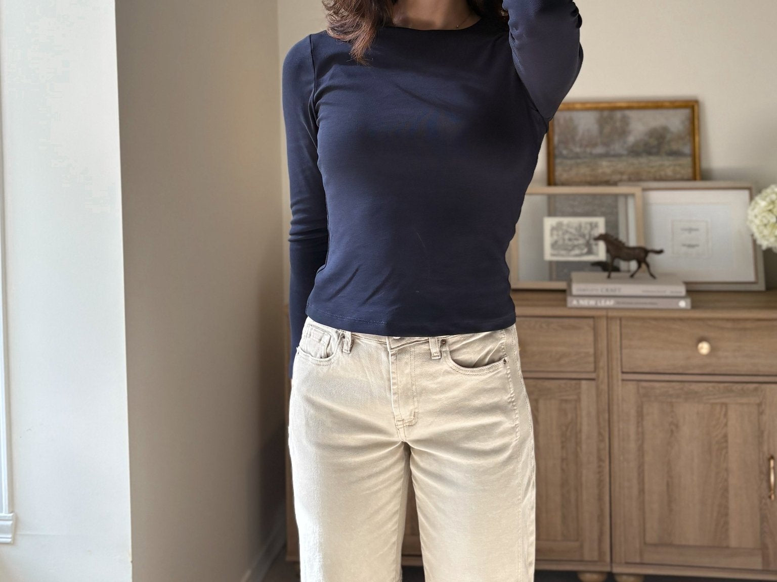 The 'Rory' Long Sleeve O-Neck Basic Tee - Love and Lee Apparel