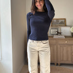 The 'Rory' Long Sleeve O-Neck Basic Tee - Love and Lee Apparel