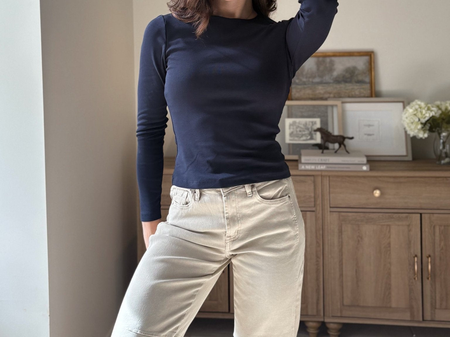The 'Rory' Long Sleeve O-Neck Basic Tee - Love and Lee Apparel