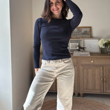 The 'Rory' Long Sleeve O-Neck Basic Tee - Love and Lee Apparel