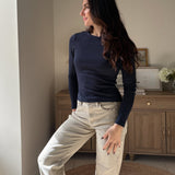 The 'Rory' Long Sleeve O-Neck Basic Tee - Love and Lee Apparel