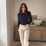 The 'Sunday Coffee Run' Barrel-leg Denim Pants - Love and Lee Apparel