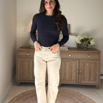 The 'Sunday Coffee Run' Barrel-leg Denim Pants - Love and Lee Apparel