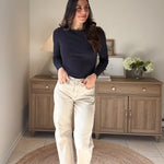 The 'Sunday Coffee Run' Barrel-leg Denim Pants - Love and Lee Apparel