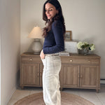 The 'Sunday Coffee Run' Barrel-leg Denim Pants - Love and Lee Apparel