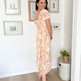 The Mila Floral Midi Long Sleeve Dress - Love and Lee Apparel