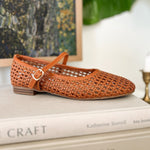 Mary Jane Woven Mesh Flat Shoes - Love and Lee Apparel