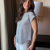 Zoe Short Sleeve Blouse - Love and Lee Apparel