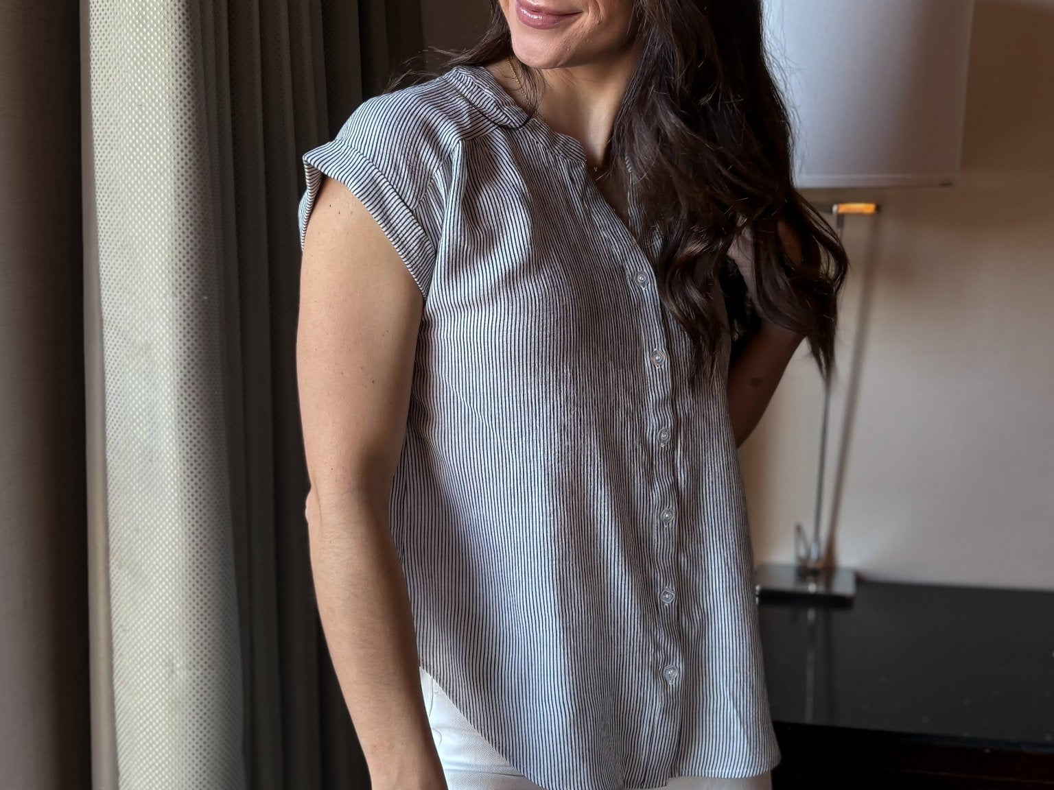 Zoe Short Sleeve Blouse - Love and Lee Apparel