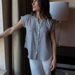 Zoe Short Sleeve Blouse - Love and Lee Apparel