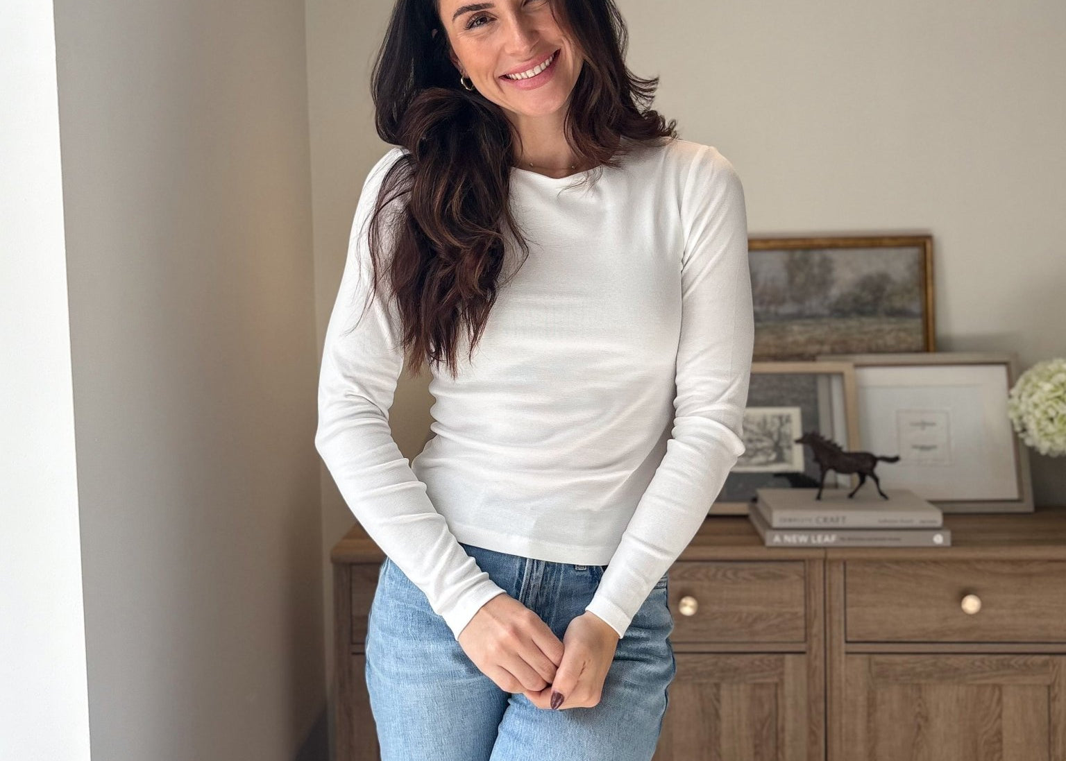The 'Riley' Long Sleeve O-Neck Basic Tee - Love and Lee Apparel