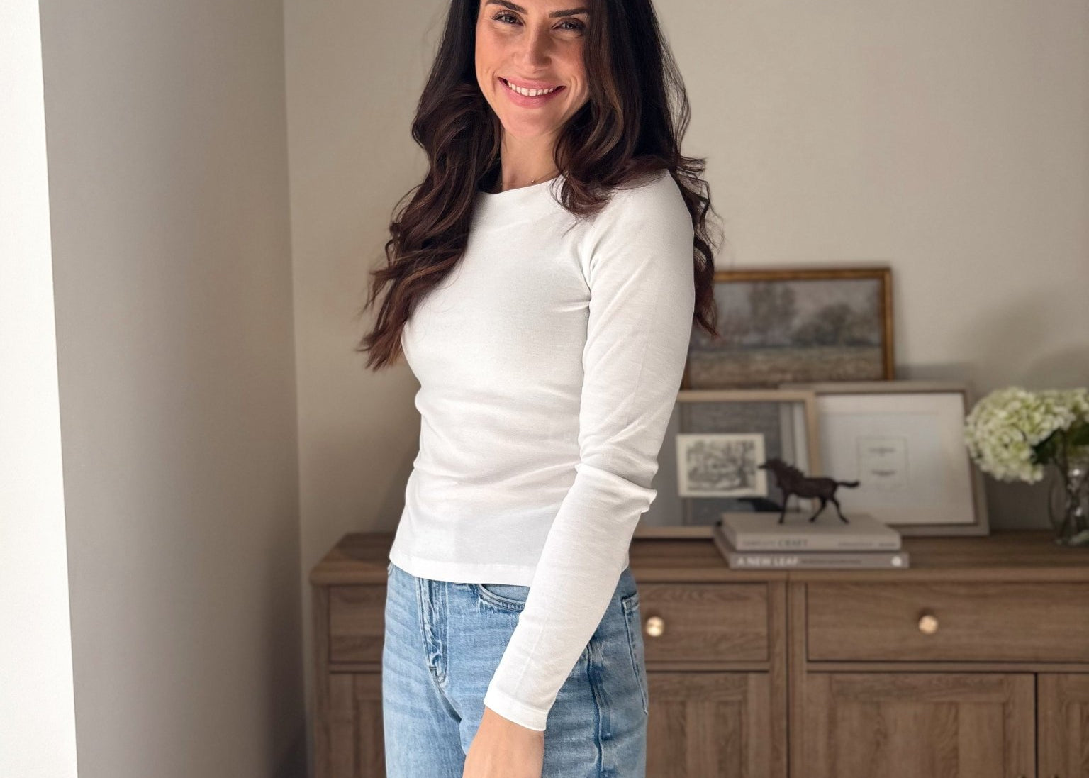 The 'Riley' Long Sleeve O-Neck Basic Tee - Love and Lee Apparel
