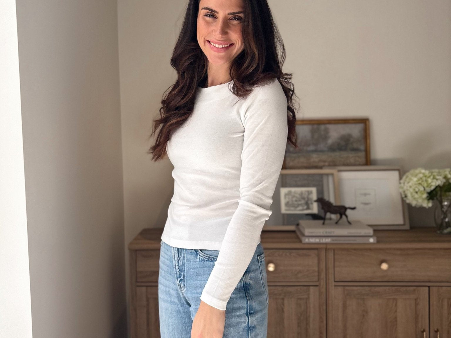 The 'Riley' Long Sleeve O-Neck Basic Tee - Love and Lee Apparel