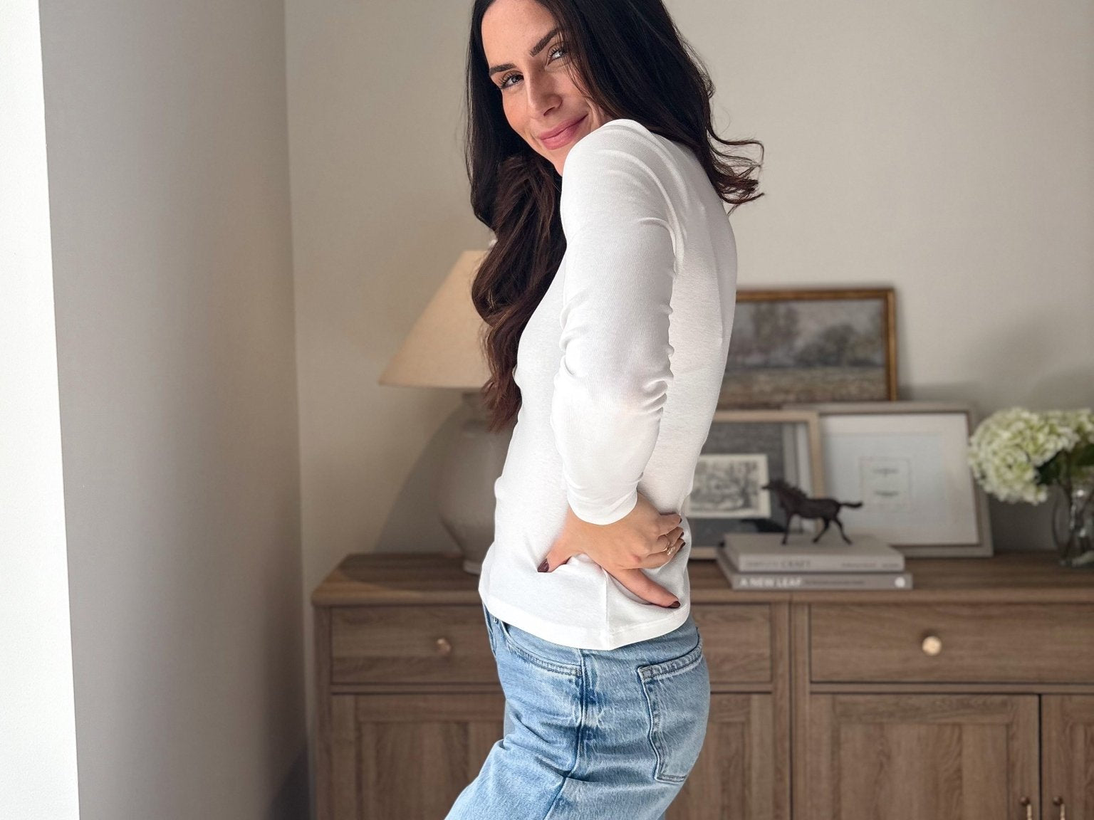The 'Riley' Long Sleeve O-Neck Basic Tee - Love and Lee Apparel