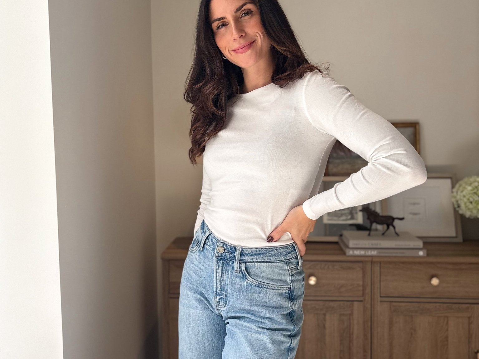 The 'Riley' Long Sleeve O-Neck Basic Tee - Love and Lee Apparel