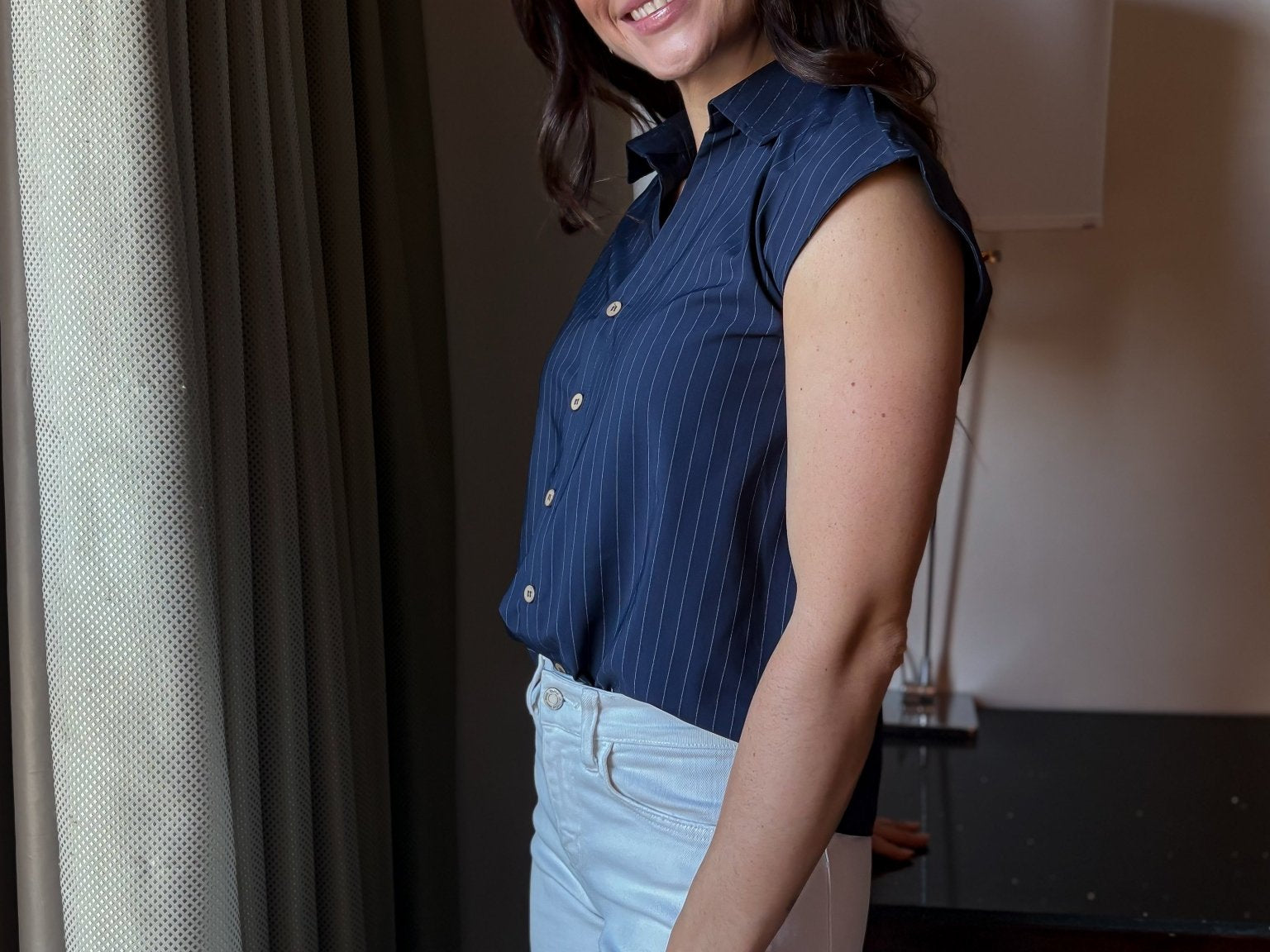 Lunette Short Sleeve Blouse - Love and Lee Apparel