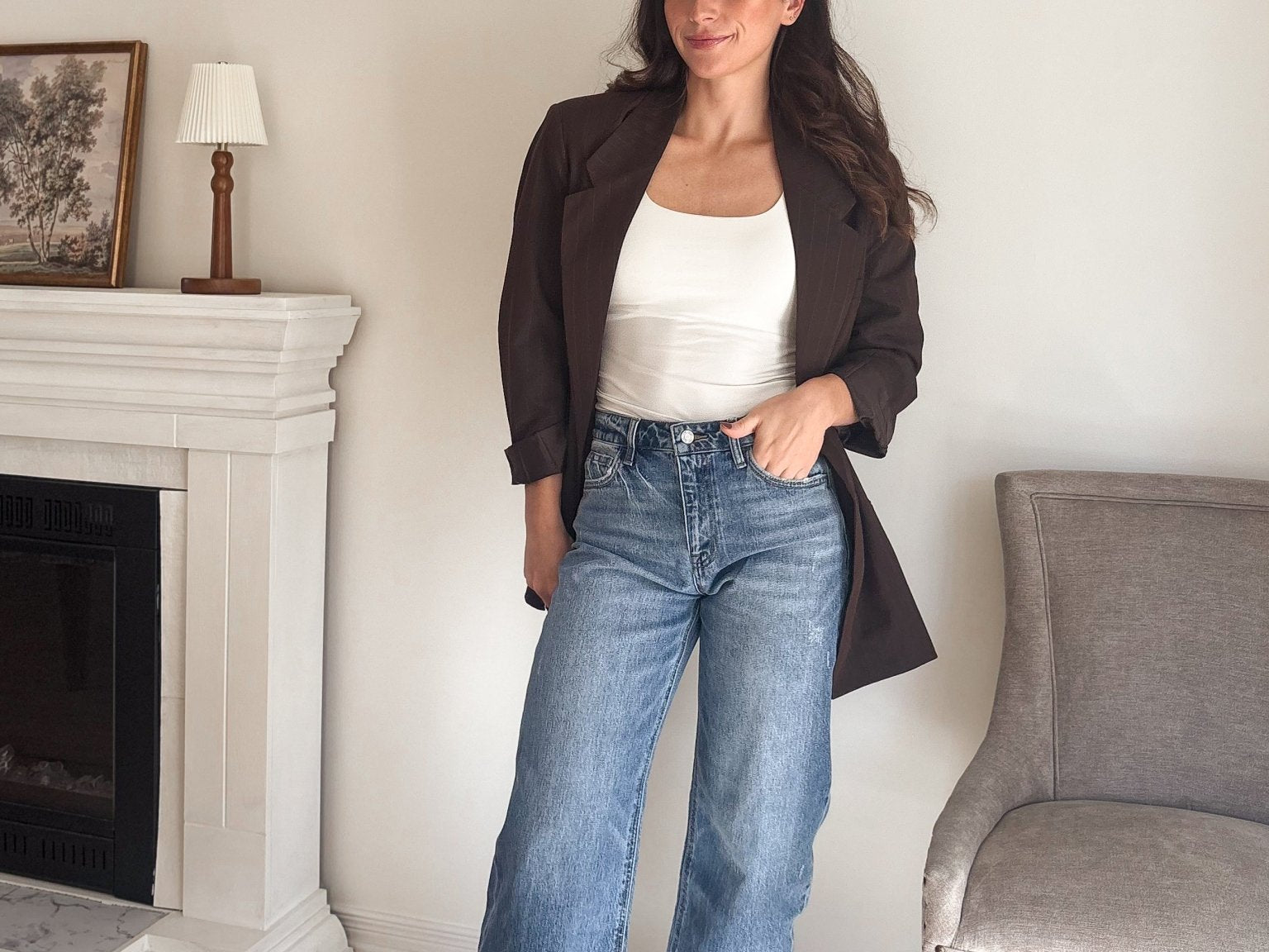 The 'Casual Friday' Dark Wash Barrel Jeans - Love and Lee Apparel