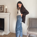 The 'Casual Friday' Dark Wash Barrel Jeans - Love and Lee Apparel