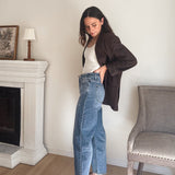 The 'Casual Friday' Dark Wash Barrel Jeans - Love and Lee Apparel