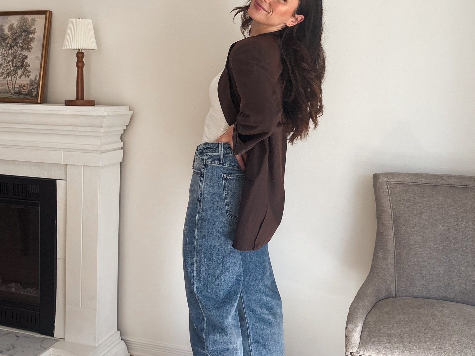 The 'Casual Friday' Dark Wash Barrel Jeans - Love and Lee Apparel