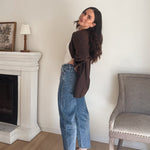 The 'Casual Friday' Dark Wash Barrel Jeans - Love and Lee Apparel