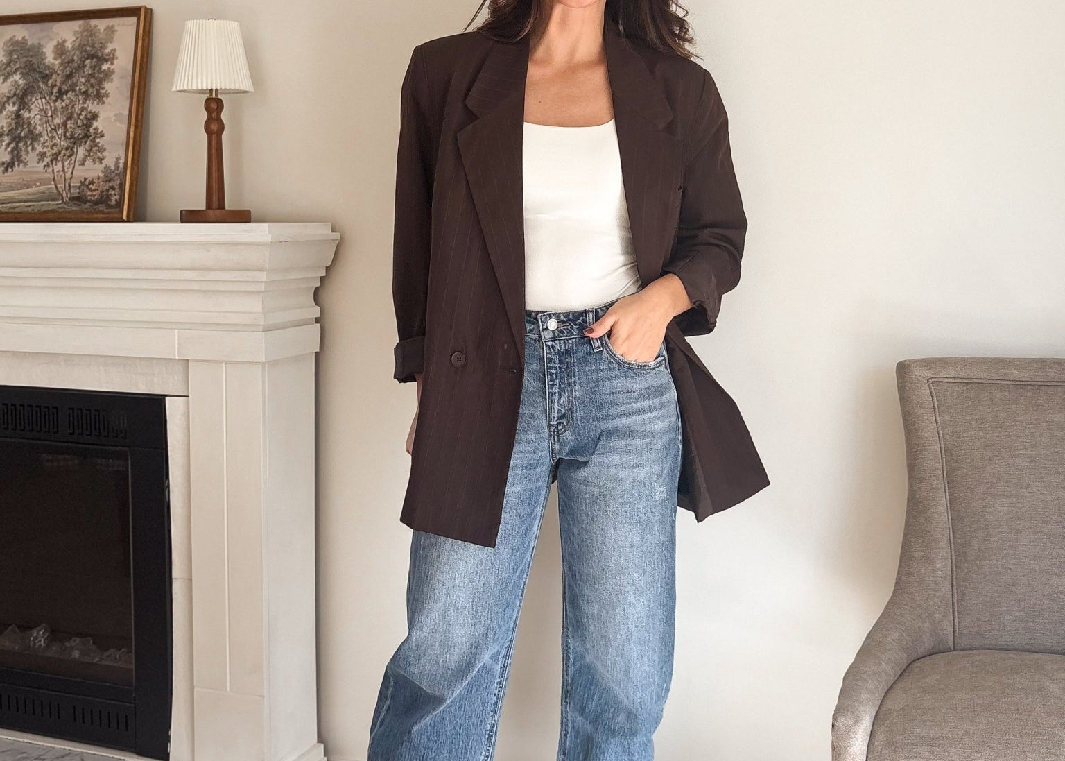 The 'Casual Friday' Dark Wash Barrel Jeans - Love and Lee Apparel