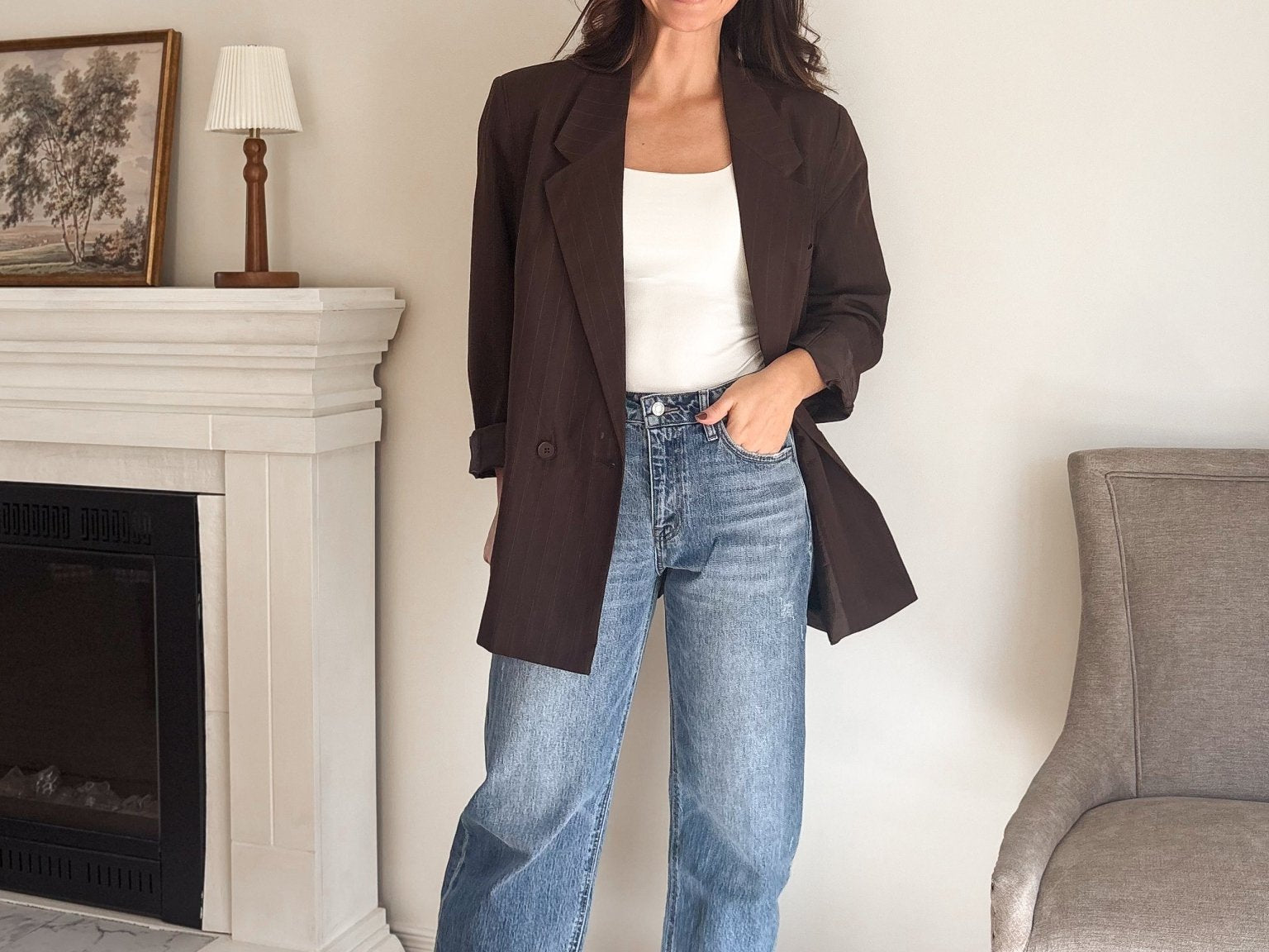 The 'Casual Friday' Dark Wash Barrel Jeans - Love and Lee Apparel