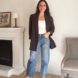 The 'Casual Friday' Dark Wash Barrel Jeans - Love and Lee Apparel