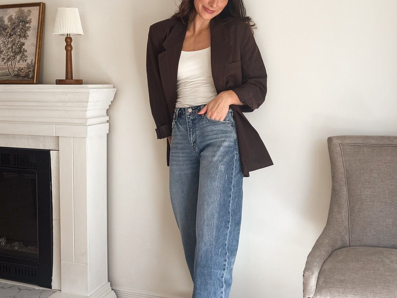 The 'Casual Friday' Dark Wash Barrel Jeans - Love and Lee Apparel