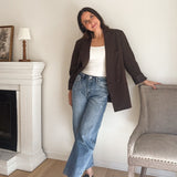 The 'Casual Friday' Dark Wash Barrel Jeans - Love and Lee Apparel