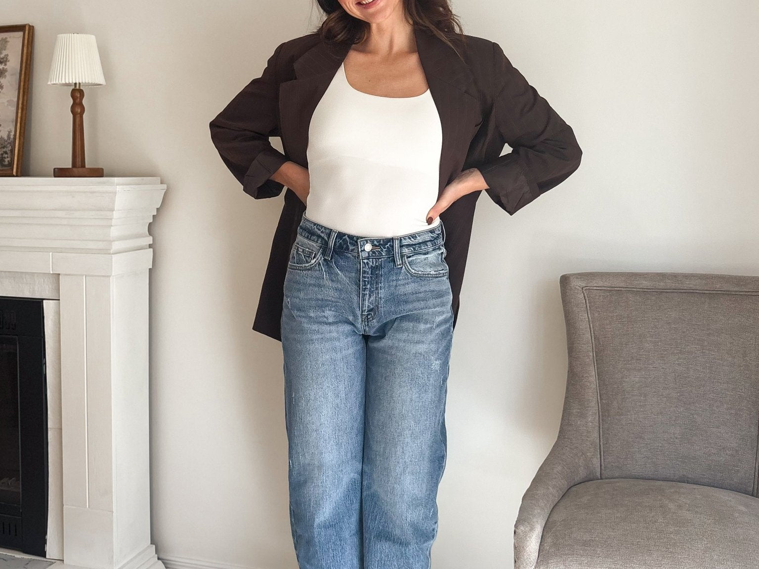The 'Casual Friday' Dark Wash Barrel Jeans - Love and Lee Apparel