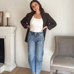 The 'Casual Friday' Dark Wash Barrel Jeans - Love and Lee Apparel