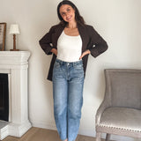 The 'Casual Friday' Dark Wash Barrel Jeans - Love and Lee Apparel