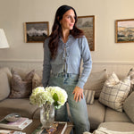 The Mimi Collared Front Tie Detail Cropped Knit Cardigan - Love and Lee Apparel