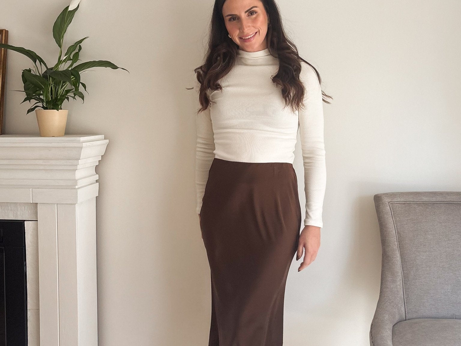 The 'On the Clock' Ribbed Mock Neck Long Sleeve Top - Love and Lee Apparel