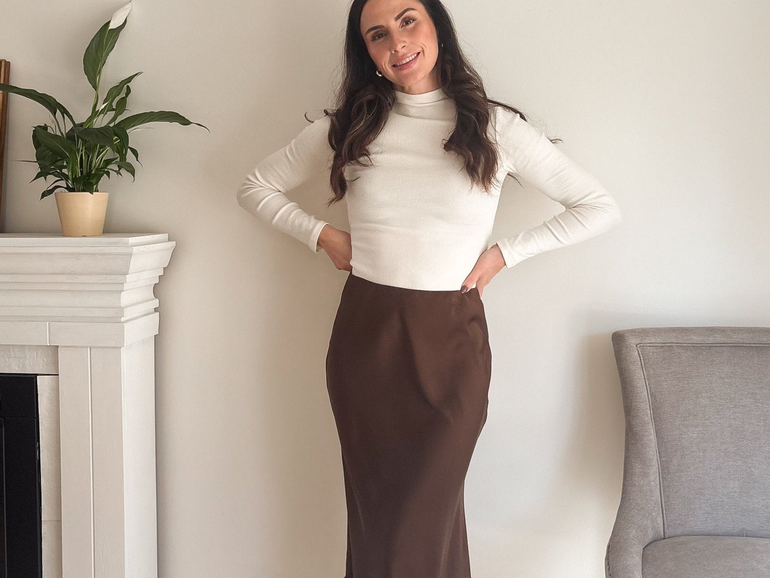 The 'On the Clock' Ribbed Mock Neck Long Sleeve Top - Love and Lee Apparel