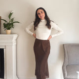The 'On the Clock' Ribbed Mock Neck Long Sleeve Top - Love and Lee Apparel