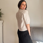 The 'Workday Essential' Contrast Trim Short Sleeve Knit Sweater - Love and Lee Apparel