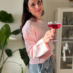 The Simone Long Sleeve O - Neck Pullover Knit Sweater - Love and Lee Apparel