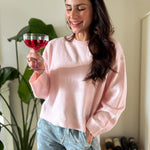 The Simone Long Sleeve O - Neck Pullover Knit Sweater - Love and Lee Apparel